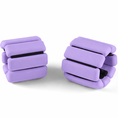 Banda de peso ajustable para muñeca y tobillo.