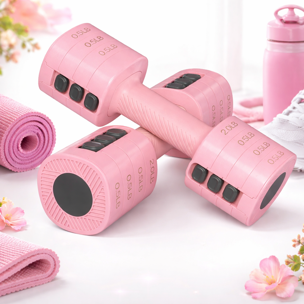 4-in-1 Adjustable Dumbbells