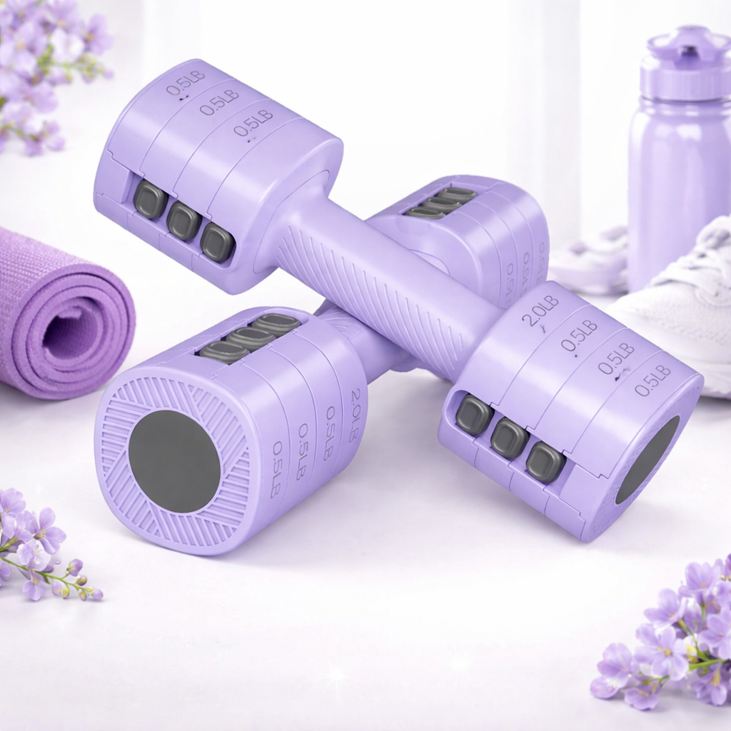 4-in-1 Adjustable Dumbbells