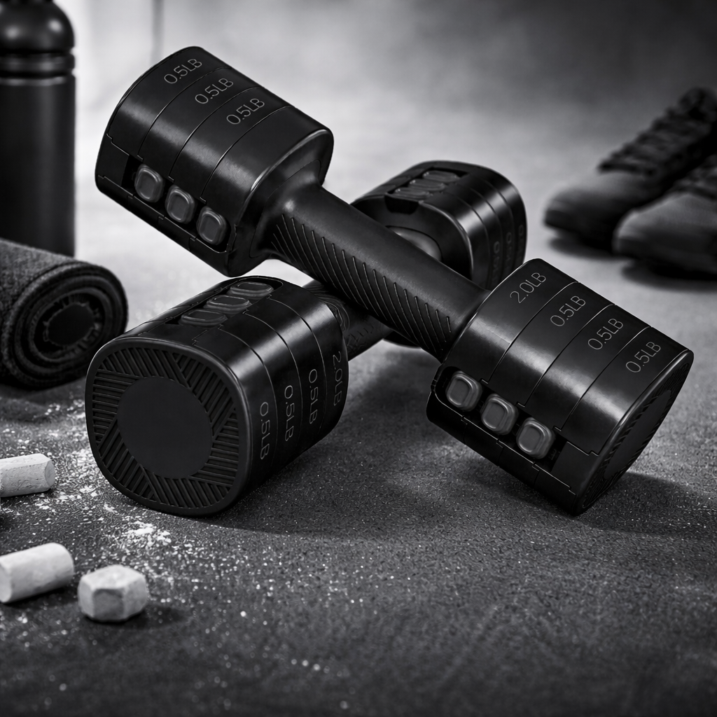 4-in-1 Adjustable Dumbbells