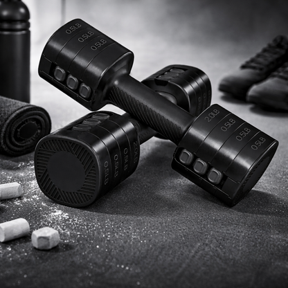 4-in-1 Adjustable Dumbbells