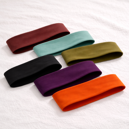 Soft headbands for yoga